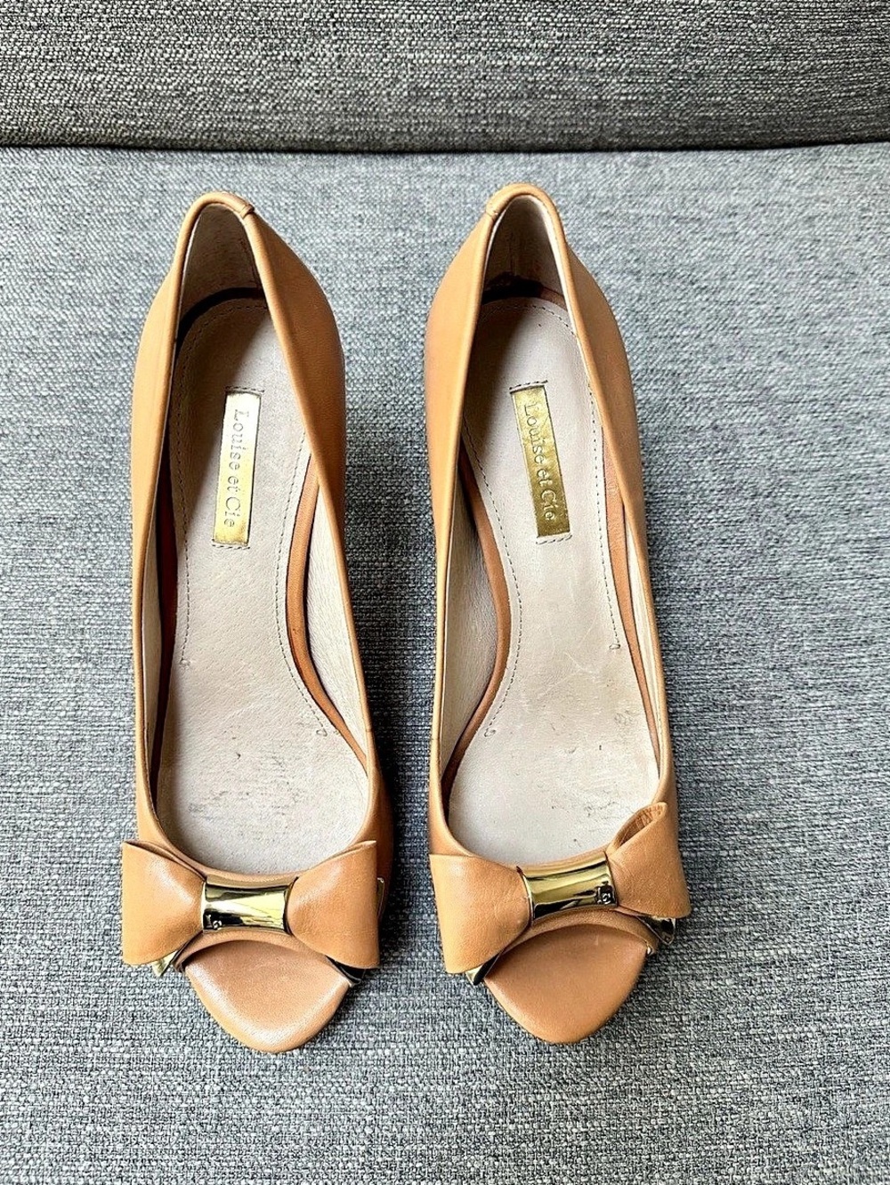 Bow Heels in Brown